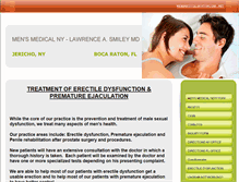 Tablet Screenshot of mensmedicalnewyork.com